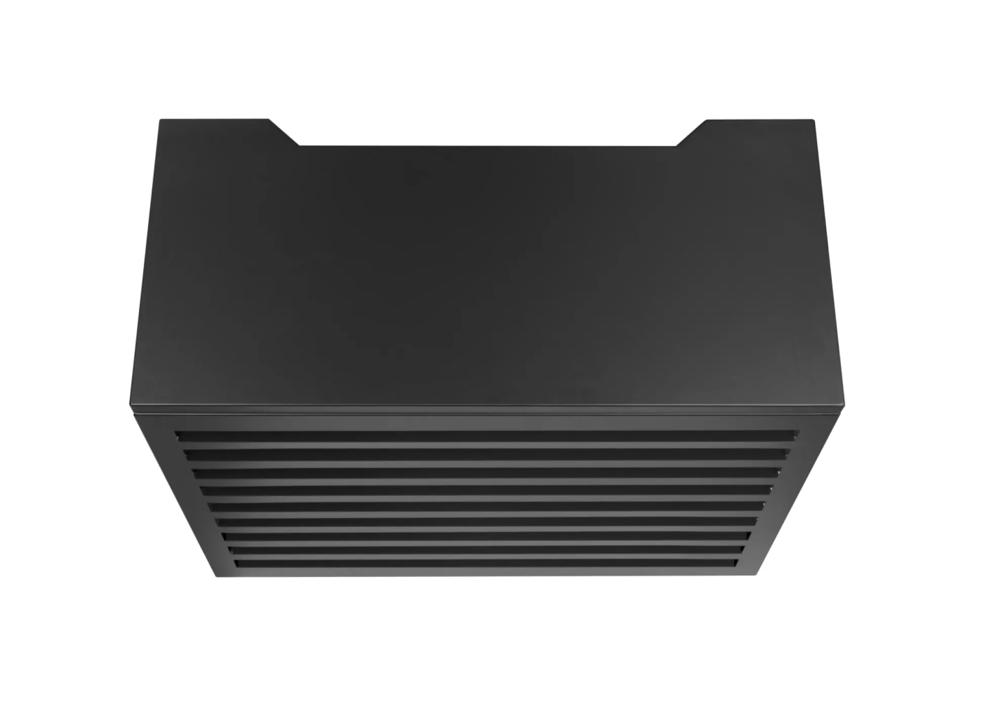 Varmepumpeskjuler Premium, aluminium, sort