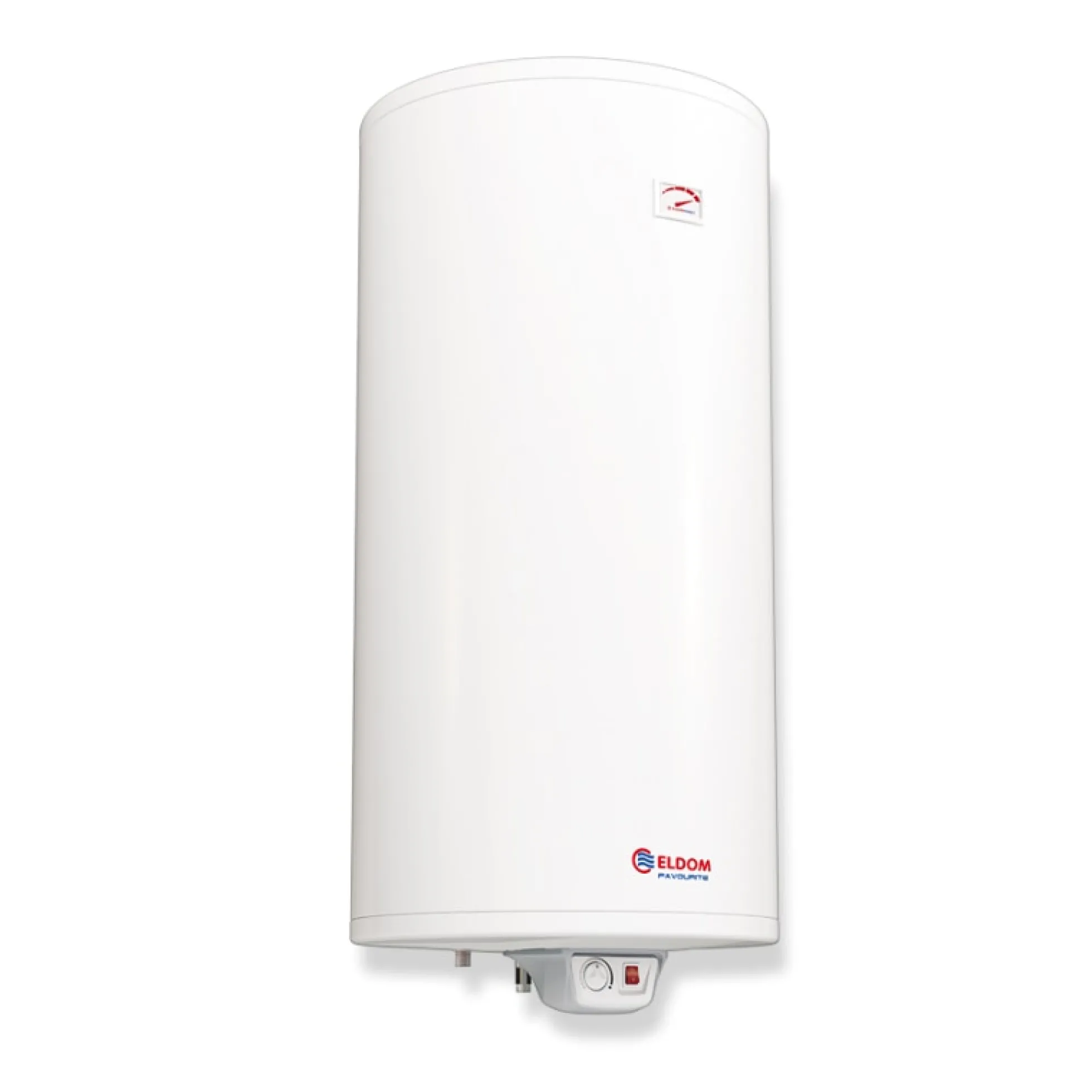 Varmtvandsbeholder, 200 l, El, Emalje, 3 kW, Rør ned, Væghængt