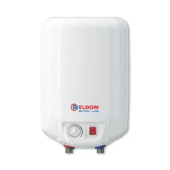 Varmtvandsbeholder, 10 l, El, 2 kW, til ophængning over håndvask, rør ned, emalje, energiklasse B