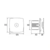 Ventialtor Cata X-MART Matic 12, Standard, hvid