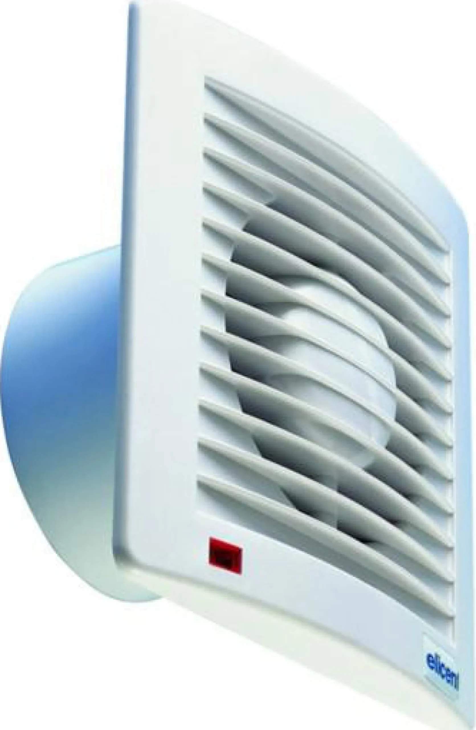 Ventilator E-Style 100 MHT Pro, med kontraspjæld, timer og fugtstyring