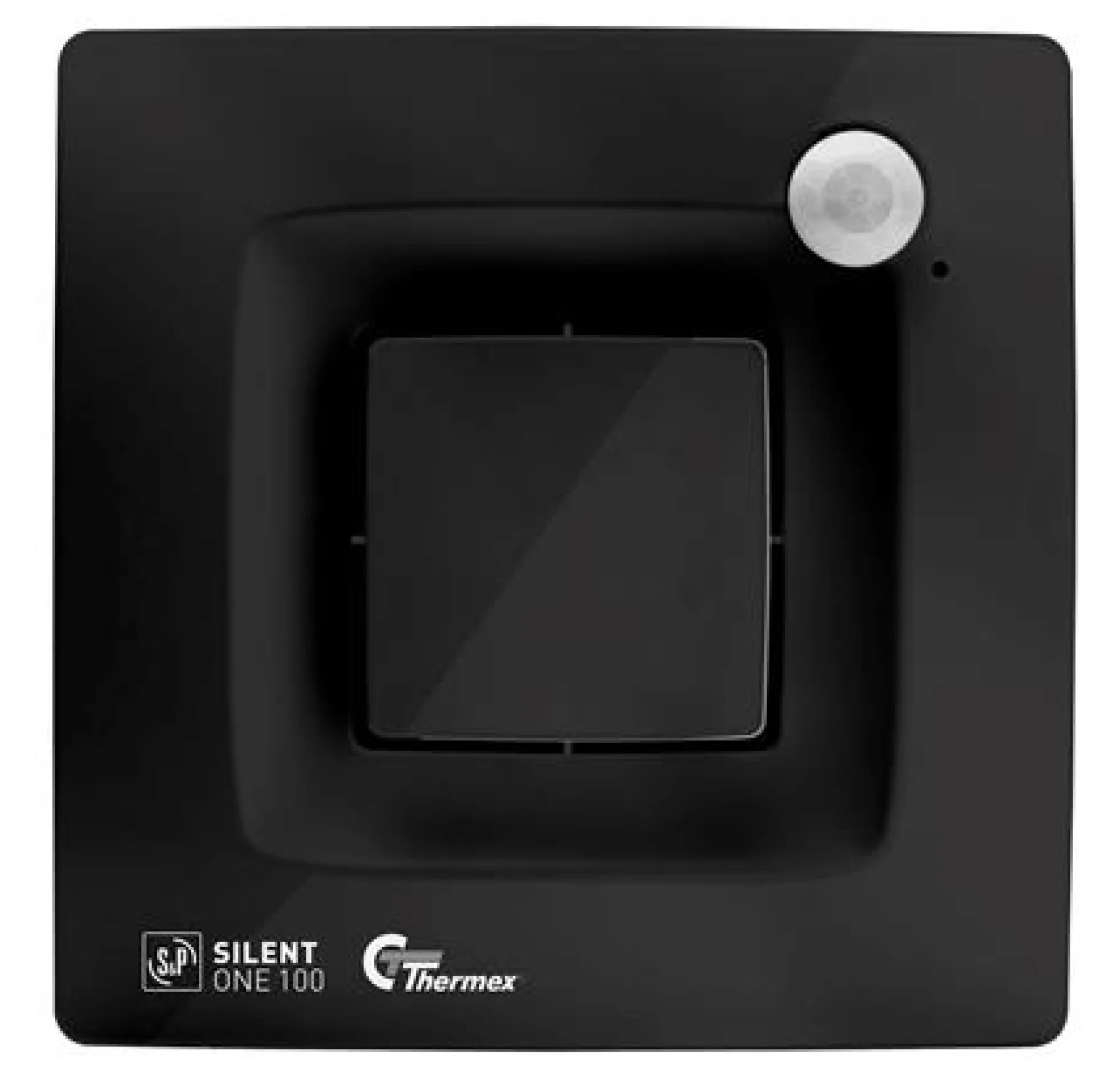 Ventilator Silent One Ø100 mm, med adaptiv hygrostat, sort - Thermex