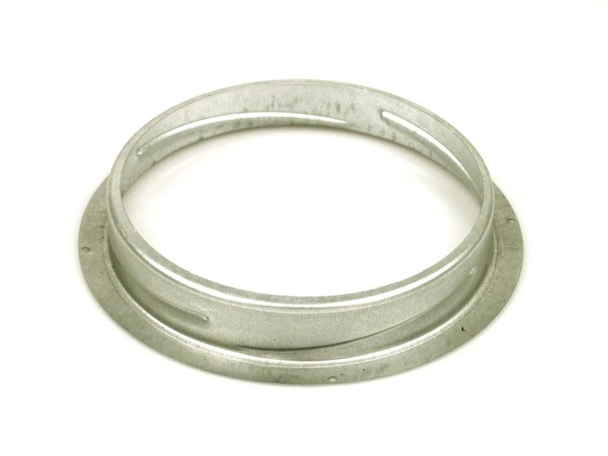 Ventilramme 125mm, galvaniseret, stål, 50 mm højde, 125 mm diameter