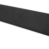 19" vertikalt vægmonteringsbeslag, 2U, max 60 kg, stålkonstruktion, sort