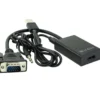 VGA + audio til HDMI konverter, med USB strøm og audio, understøtter 1080P, HDMI compliant, HDCP ready - MicroConnect