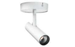 Væg- og loftspot Tube Micro S, LED 7W, hvid/sort - SG Armaturen