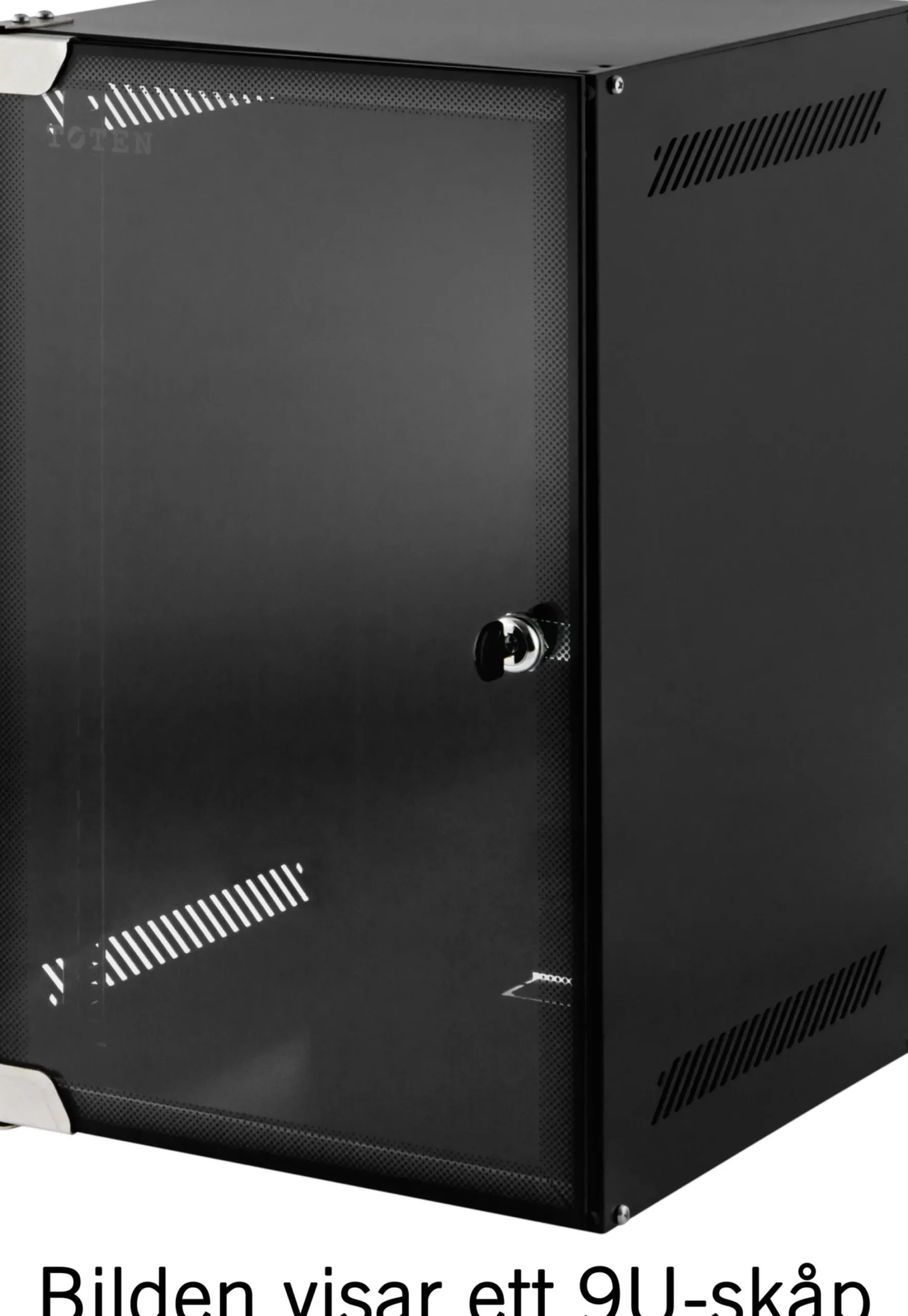 10" vægskab, leveret usamlet, 6U, 280x310