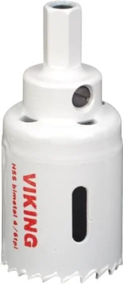 Viking hulsav, HSS, 8% cobolt, bimetal, med fast holder, 75 mm