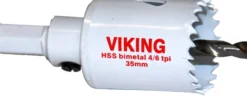 Viking hulsav, HSS, 8% cobolt, bimetal, med fast holder, 75 mm