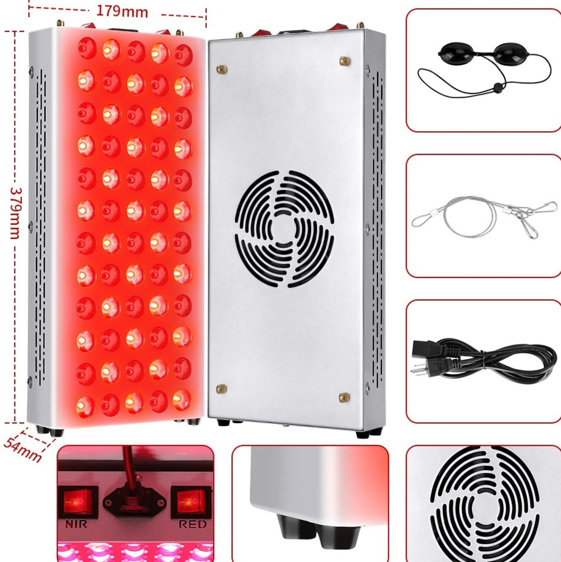Vitality PRO 300 infrarød lysterapi panel, 90W, hvid