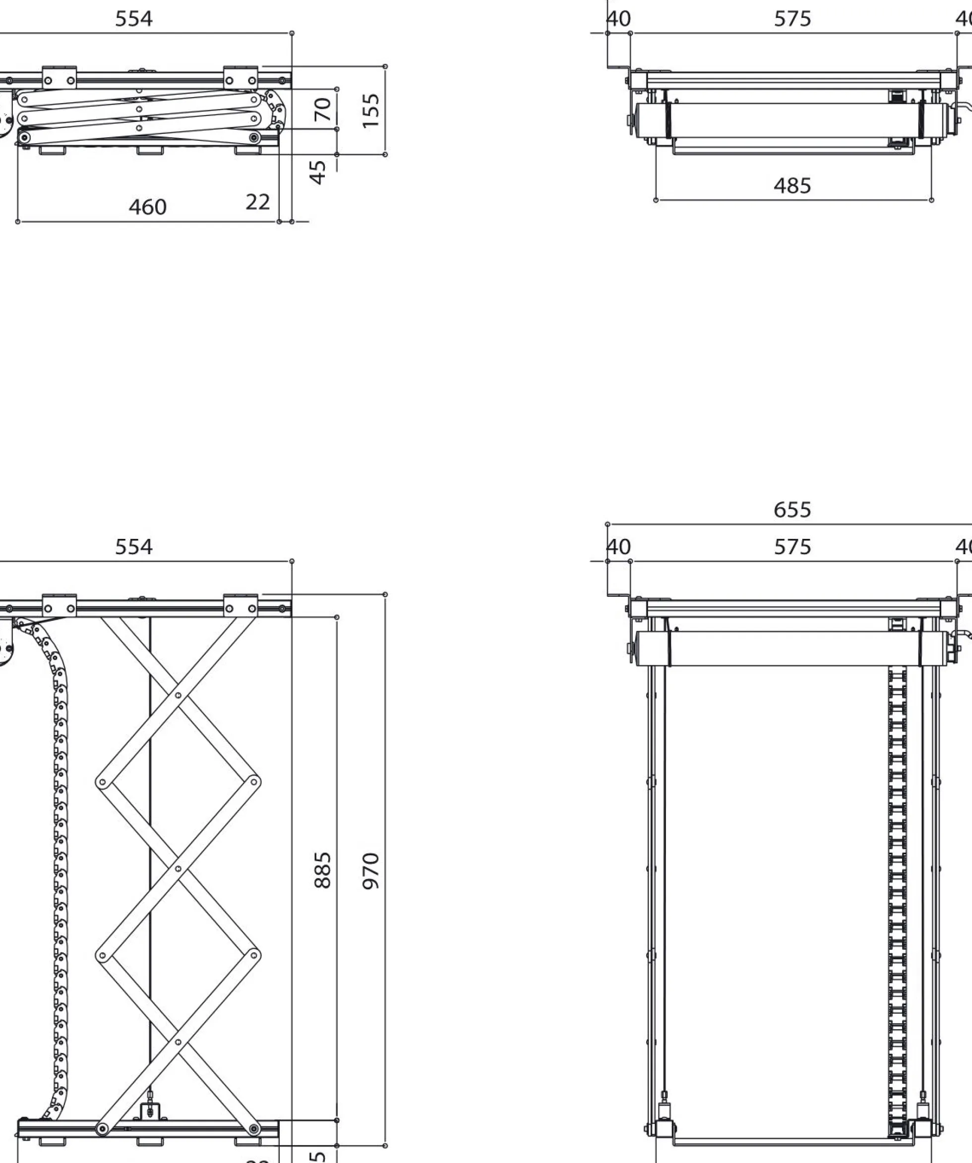 Vogel's PPL 2100 projektor-liftsystem