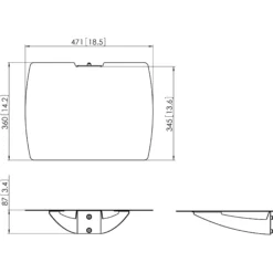 Vogel's PUA 9507 Connect-it bakke til PUC 25xx/27xx