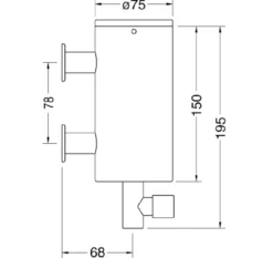 Vola T10 Sæbedispenser, matsort