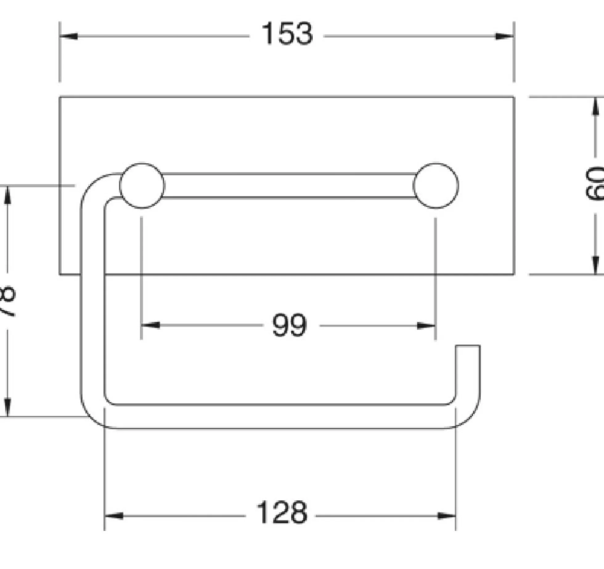 Vola T12 toiletpapirholder - flere farver