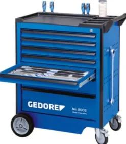 Værkstedsvogn 2005 med 7 skuffer - Gedore