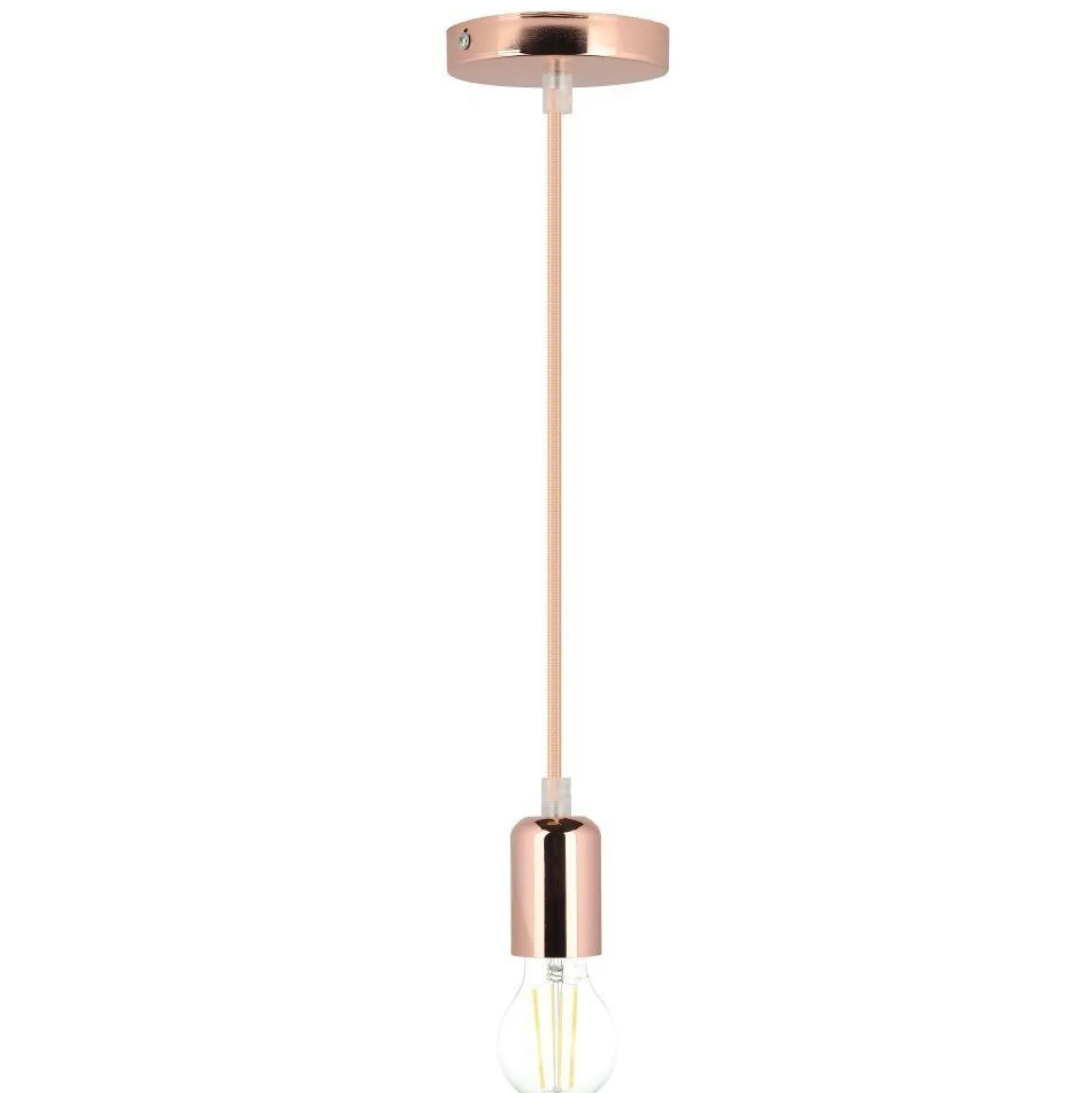 V-Tac lampefatning, rose guld, E27