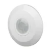 V-Tac LED bevægelsessensor til påbygning, hvid, PIR infrarød, IP20 indendørs, 360 graders spredning, 400W belastning, Ø102 mm