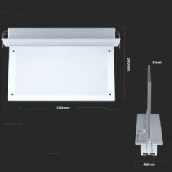 V-Tac LED exit skilt, 2W, 160 lumens, Samsung LED chip, IP20