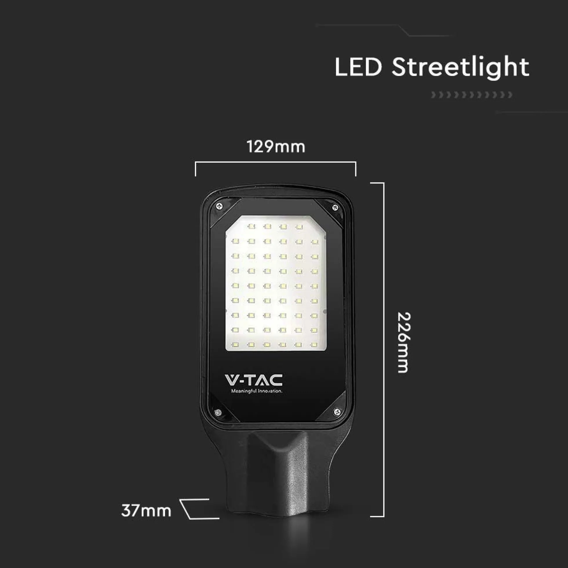 V-Tac LED gadelampe, IP65