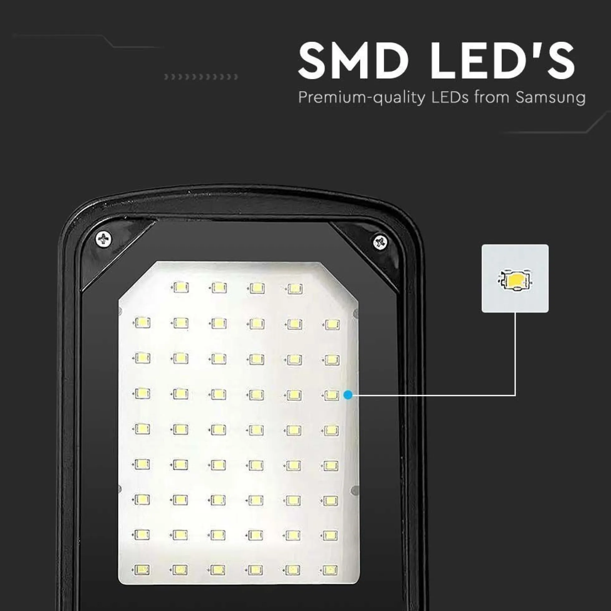 V-Tac LED gadelampe, IP65