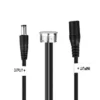 V-Tac LED touch afbryder og dæmper - Sort, 12V (60W), 1,5 meter, DC stik