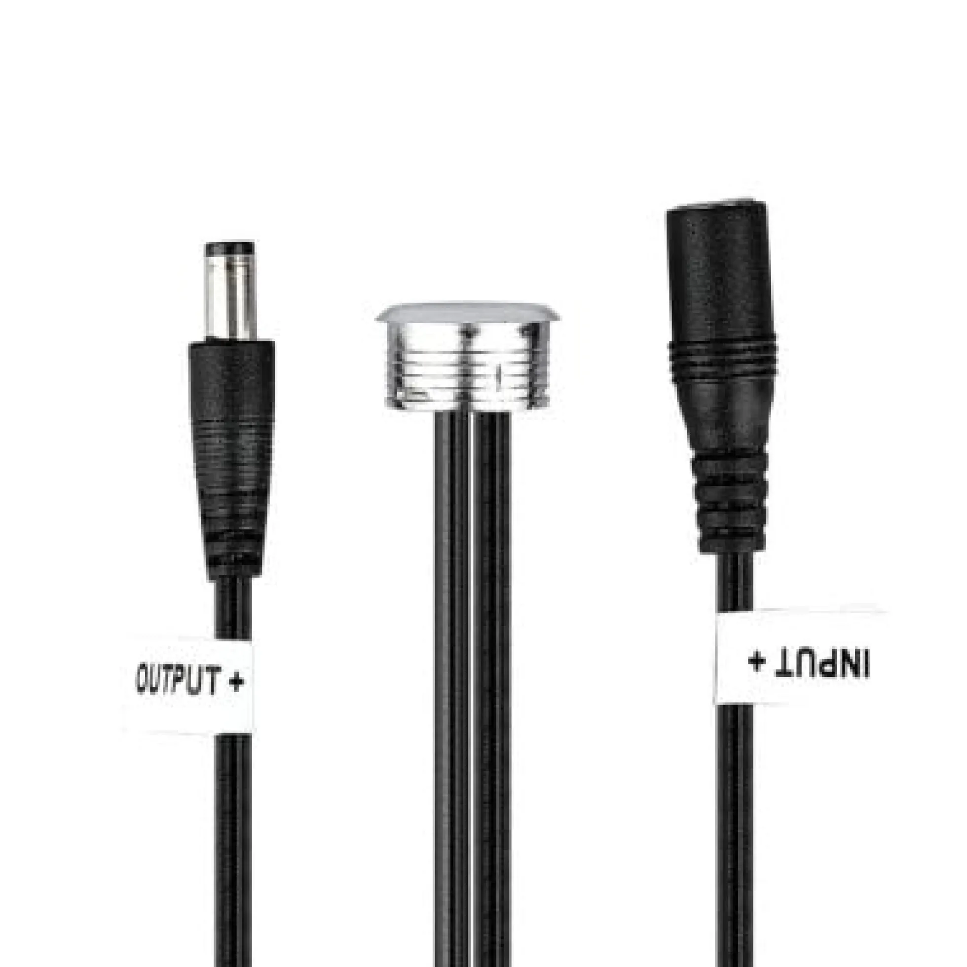 V-Tac LED touch afbryder og dæmper - Sort, 12V (60W), 1,5 meter, DC stik
