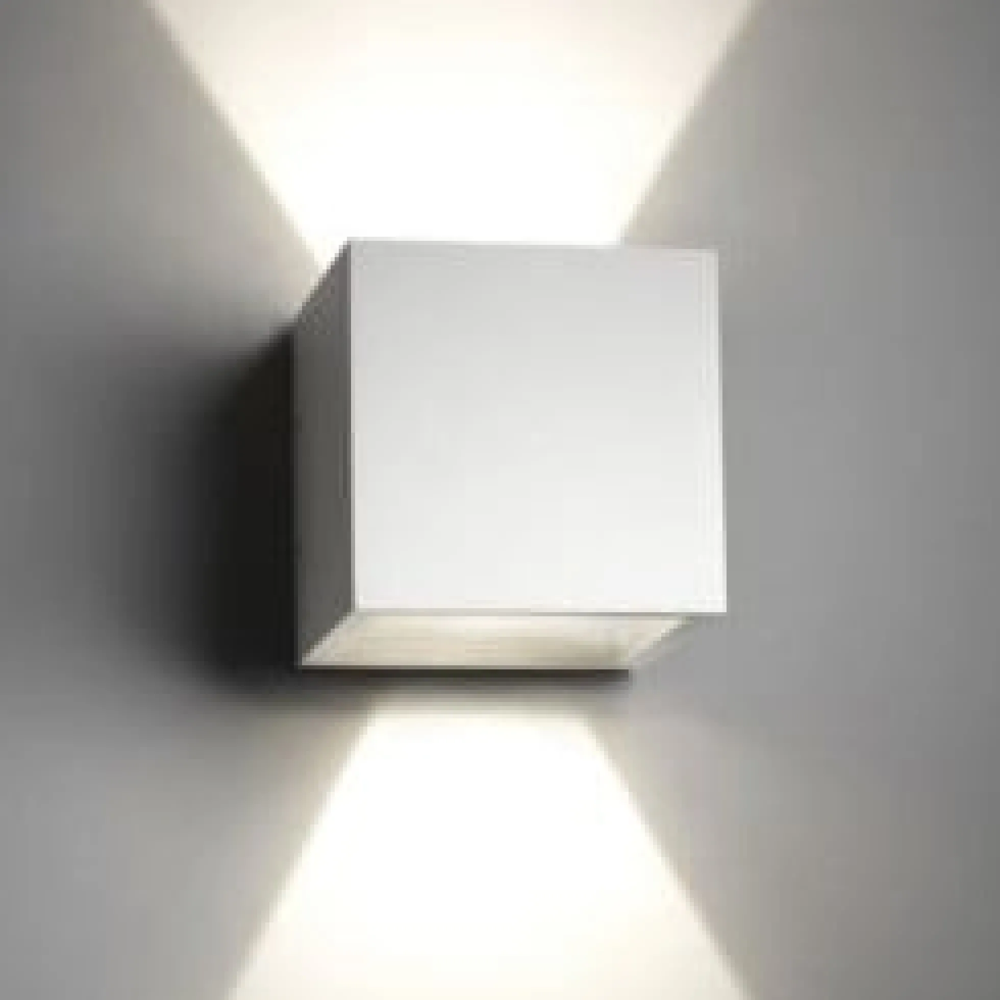 V-TAC, LED væglampe, udendørs, justerbar, IP65, 100x100x100mm, varm hvid / neutral hvid