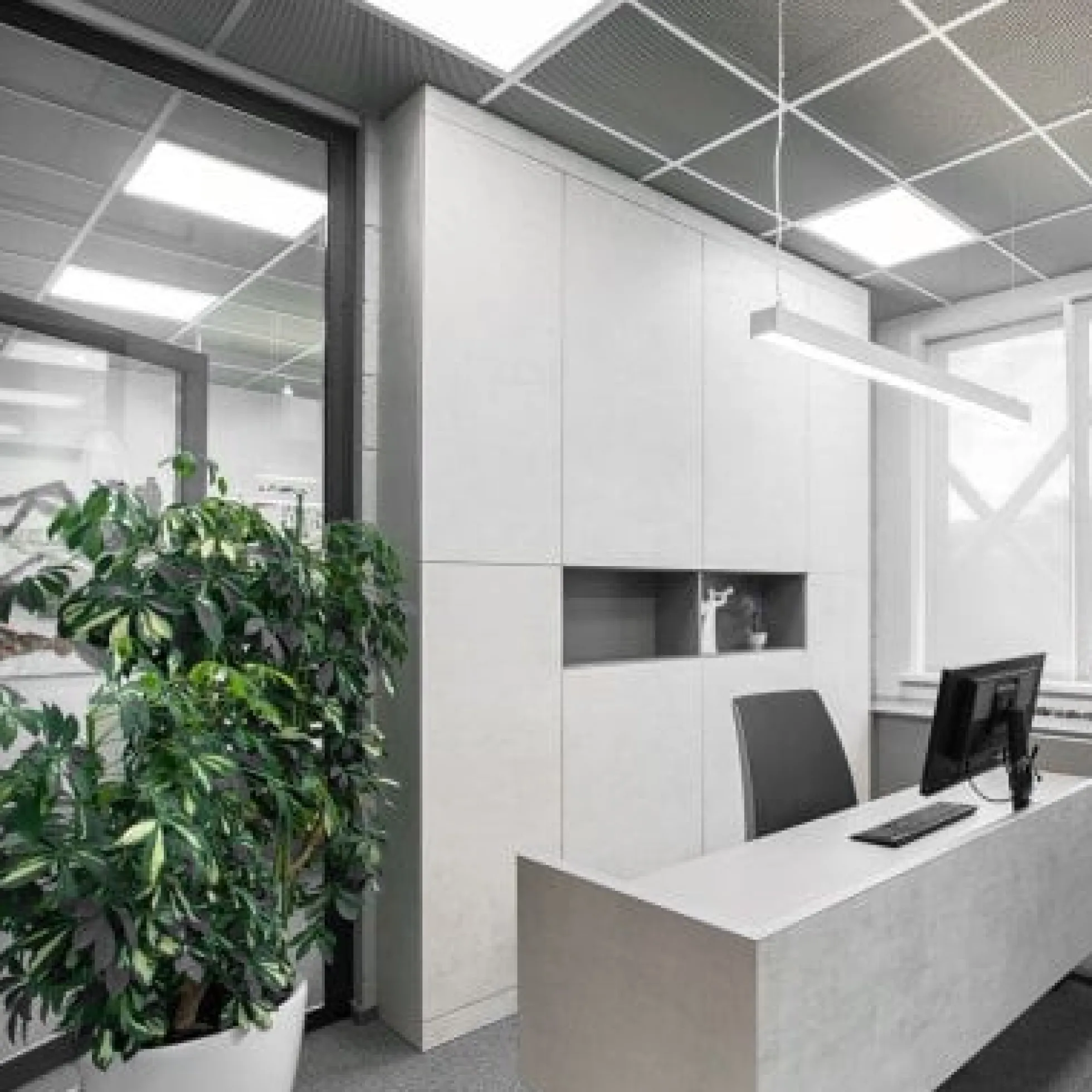 V-TAC Samsung LED-panel 60x60 cm, 4000K, 29W, 3480lm, CRI80, hvid kant, flicker free (restsalg)