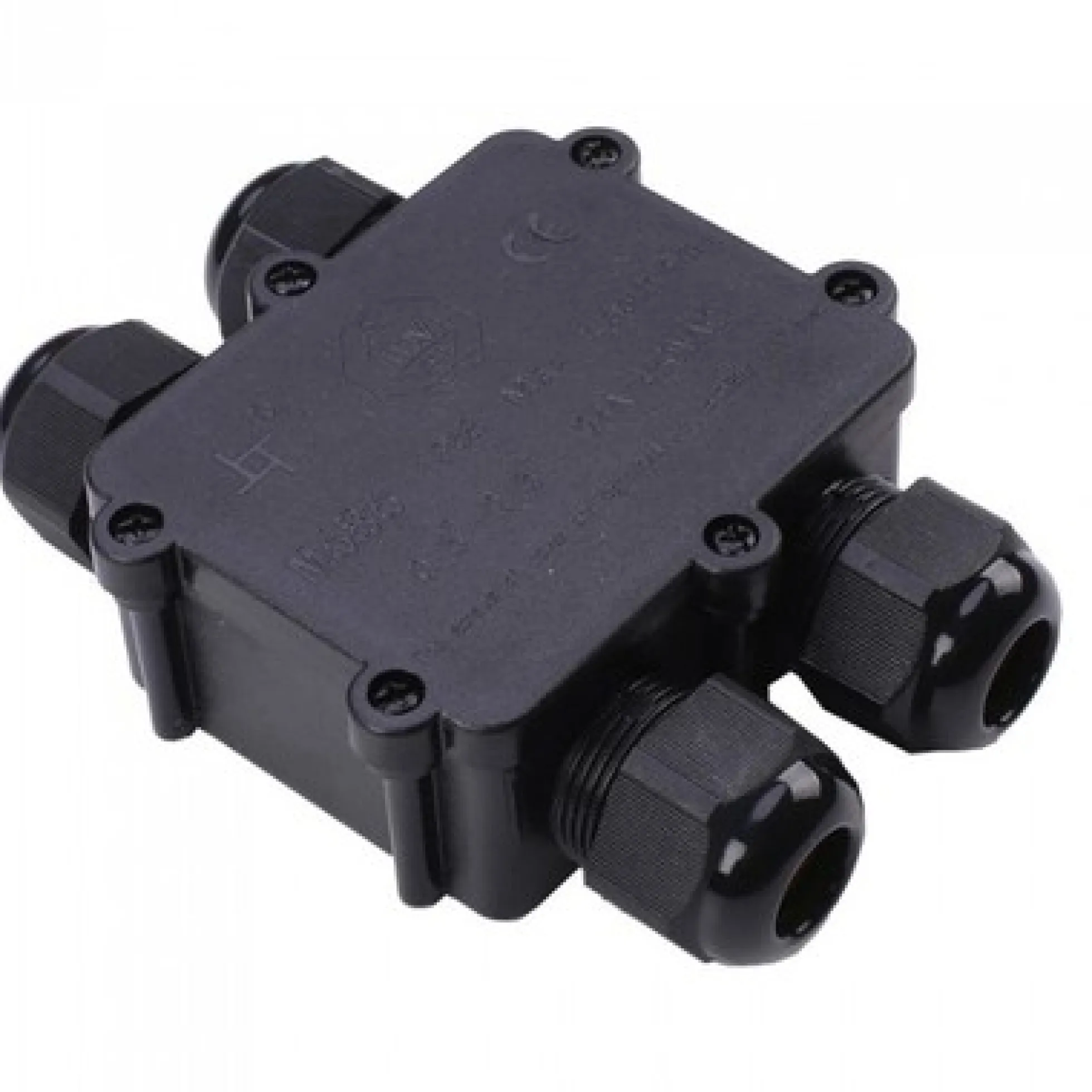 V-TAC Vandtæt Samleboks til Videresløjfning, IP68, 4 forskruninger / 113 x 93 mm