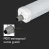 V-Tac vandtæt 36W LED armatur, 120 cm, 120lm/W, Samsung LED chip, IP65, 230V
