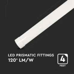V-Tac 40W LED armatur, 120 cm, 230V, 3000K