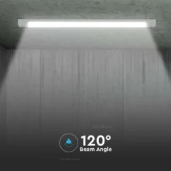 V-Tac 40W LED armatur, 120 cm, 230V, 3000K