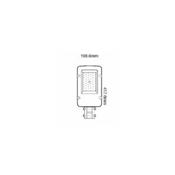 V-Tac 50W LED gadelampe, Samsung LED chip, Ø60mm, IP65, 137lm/w