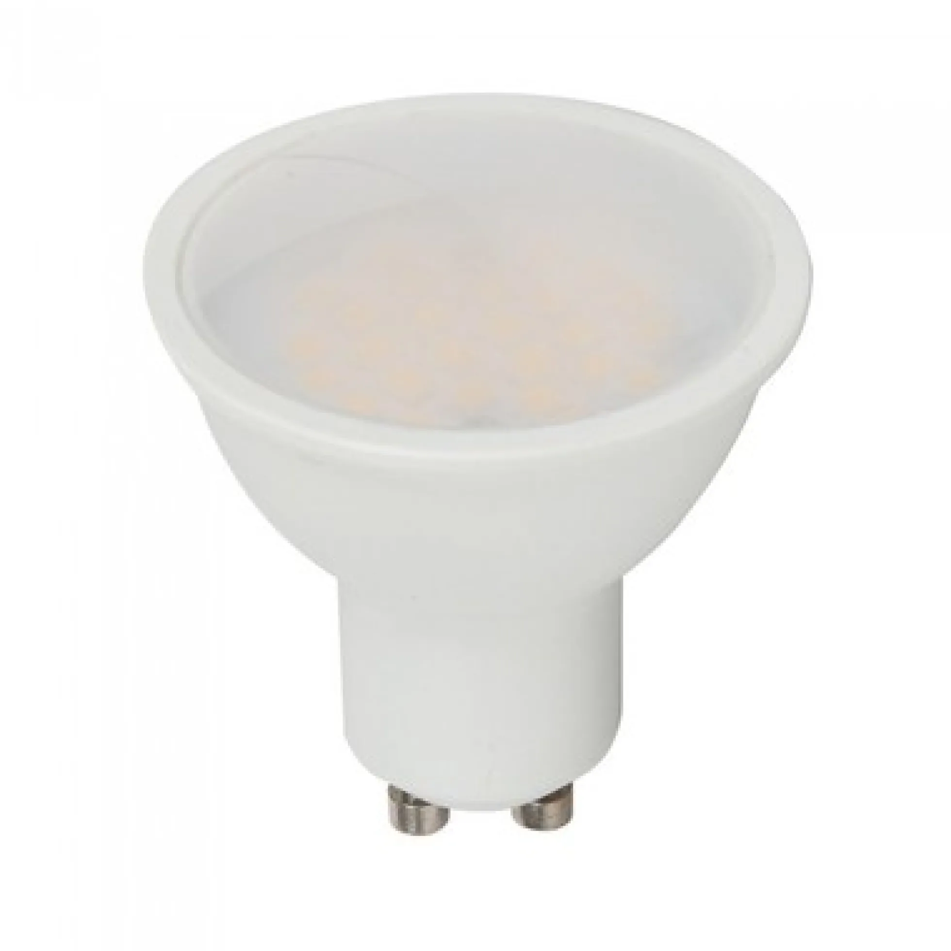 V-TAC 4,5W LED GU10-pære, 3000K, 400lm, 110°, 80Ra