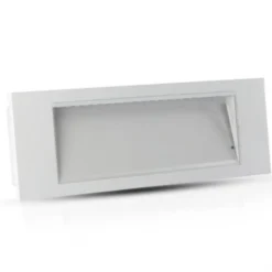 V-Tac 4W LED nødbelysning - Væg/loft/undersænket montering, inkl. batteri og piktogrammer