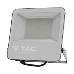 V-Tac 100W LED projektør, 185lm/W, arbejdslampe, udendørs, sort, kold hvid