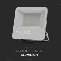 V-Tac 100W LED projektør, 185lm/W, arbejdslampe, udendørs, sort, kold hvid