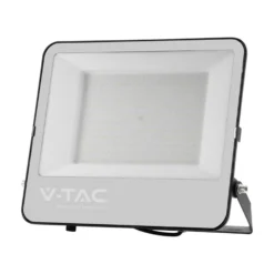V-Tac 200W LED projektør, 185lm/W, 37000 lumen, 6500K, IP65, sort