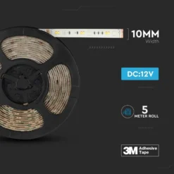 V-Tac 4W/m RGB+CCT LED strip sæt, 5 meter, 60 LED pr. meter, 12V DC, IP65