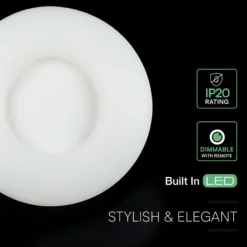 VT-7462 pendel, 460x100mm, 45W, LED, 3-i-1 CCT, dæmpbar, hvid