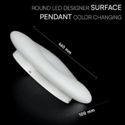 VT-7462 pendel, 460x100mm, 45W, LED, 3-i-1 CCT, dæmpbar, hvid