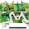 Wago gennemgangsklemme, 2,5mm², 4-leder, PE