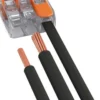 WAGO 221 samlemuffe med 3 huller huller for 0,2 til 4 mm² ledning, transparent - 12 stk gør-det-selv pakke