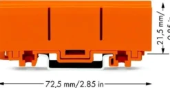 WAGO Serie 2273 – DIN-skinne holder