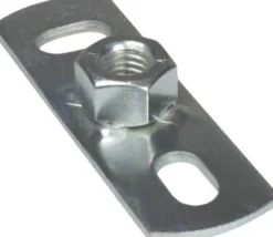 Walraven Grundflange, 8 mm, 1/2", Elforzinket