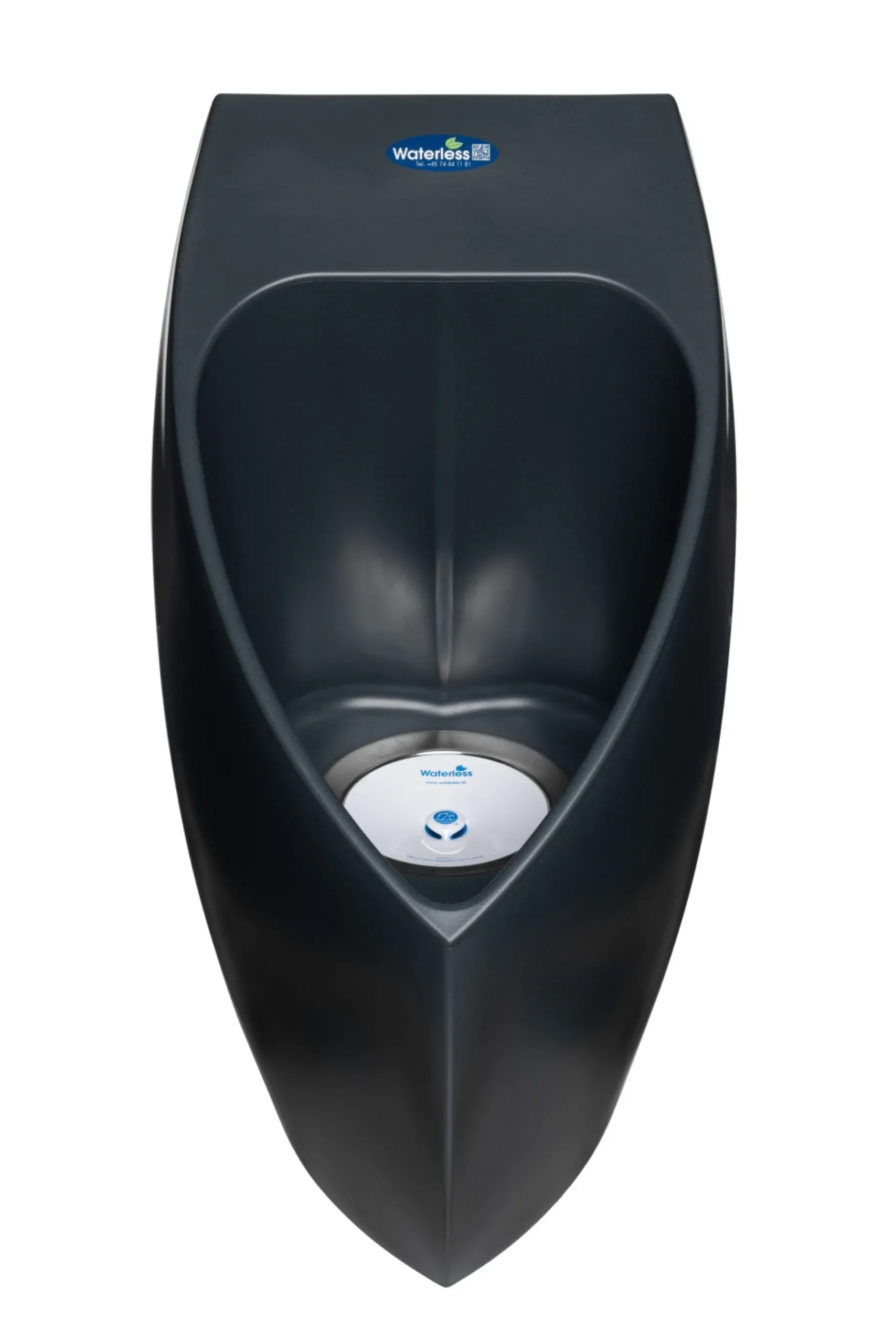 Waterless ECO vandfri urinal, genbrugsplast, lodret studs