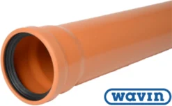 Wavin – Kloakrør glat PVC, SN4