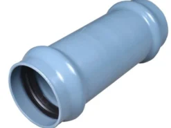 Wavin 63 mm PVC-skydemuffe, grå, PN10
