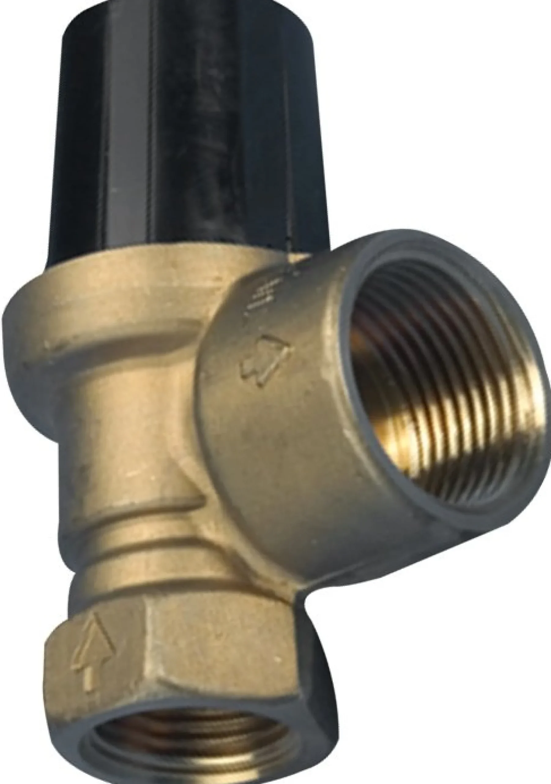 Wavin – Sikkerhedsventil K(M) m. muffer & ¼" studs, ½" x ½" - 2,5 bar