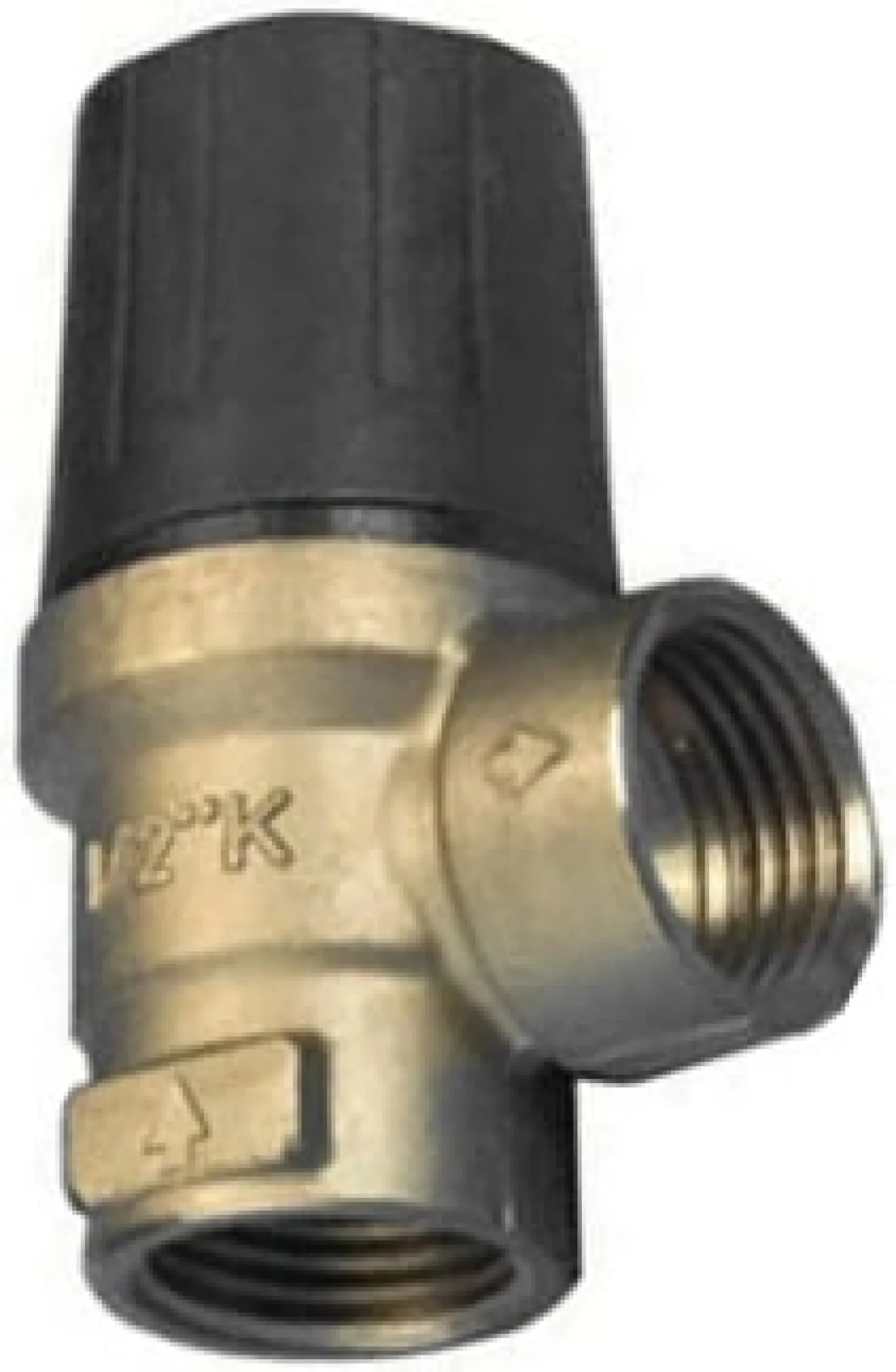 Wavin – Sikkerhedsventil K15 m. muffer, ½" x ½" - 2,5 bar